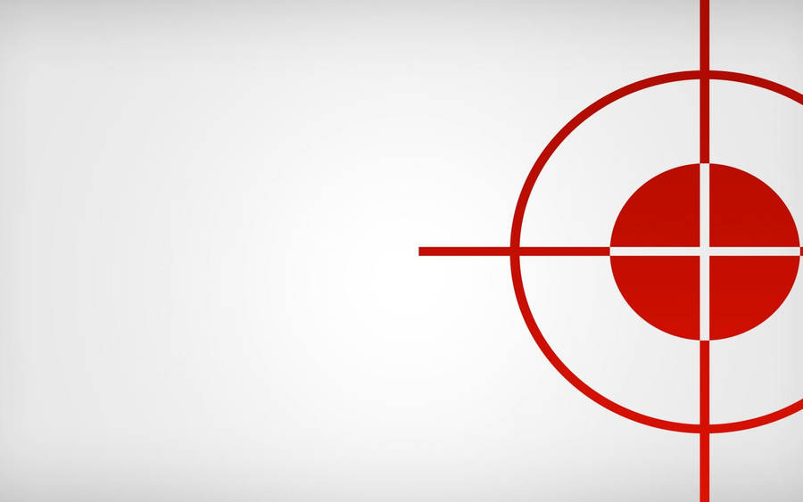 Red Target Sign Wallpaper