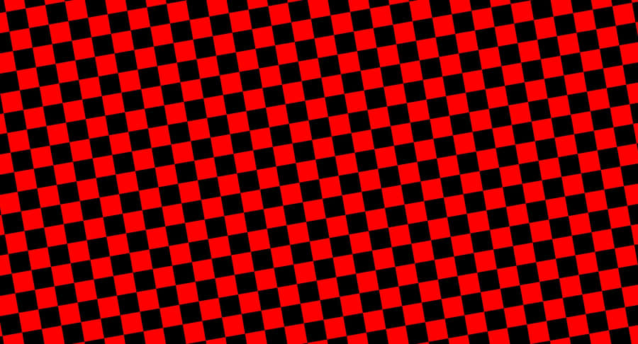 Redand Black Checkerboard Pattern Wallpaper