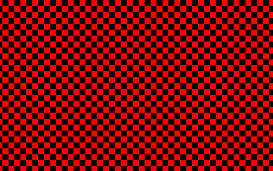 Redand Black Checkerboard Pattern Wallpaper