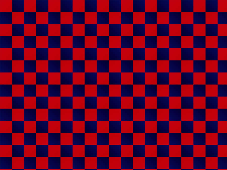 Redand Blue Checkerboard Pattern Wallpaper