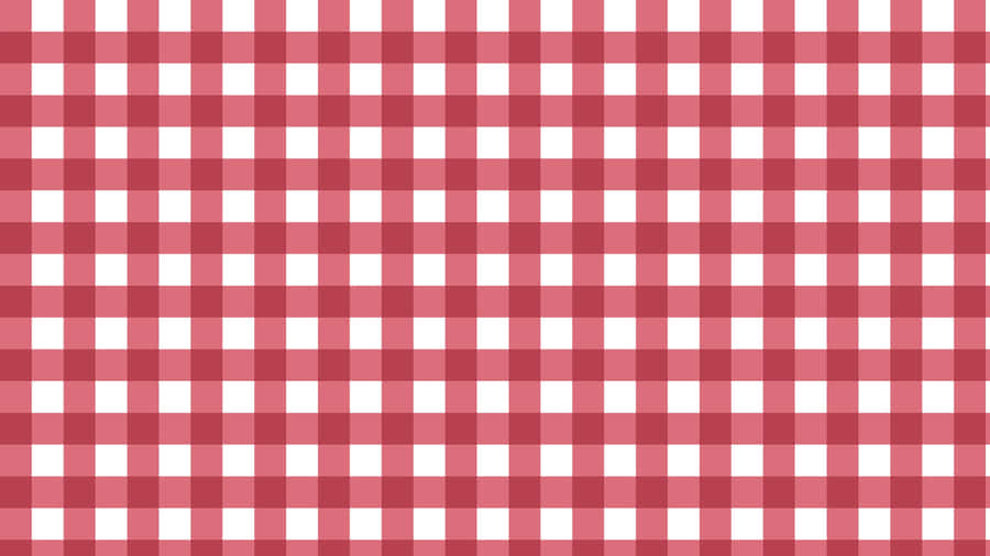 Redand White Checkerboard Pattern Wallpaper