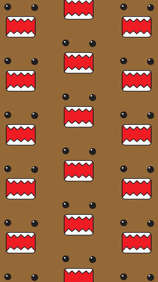 Redand White Pattern Design Wallpaper