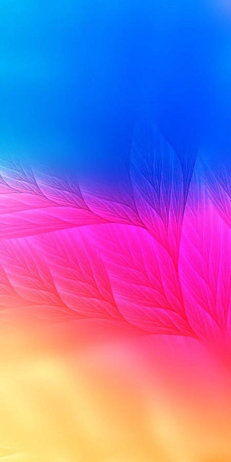 Redmi 9 Colorful Leaves Pattern Wallpaper