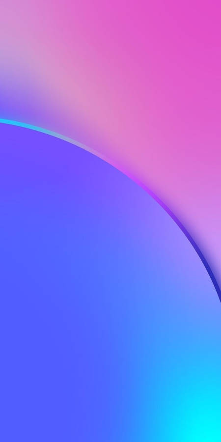 Redmi 9 Soft Curve Pink Blue Wallpaper