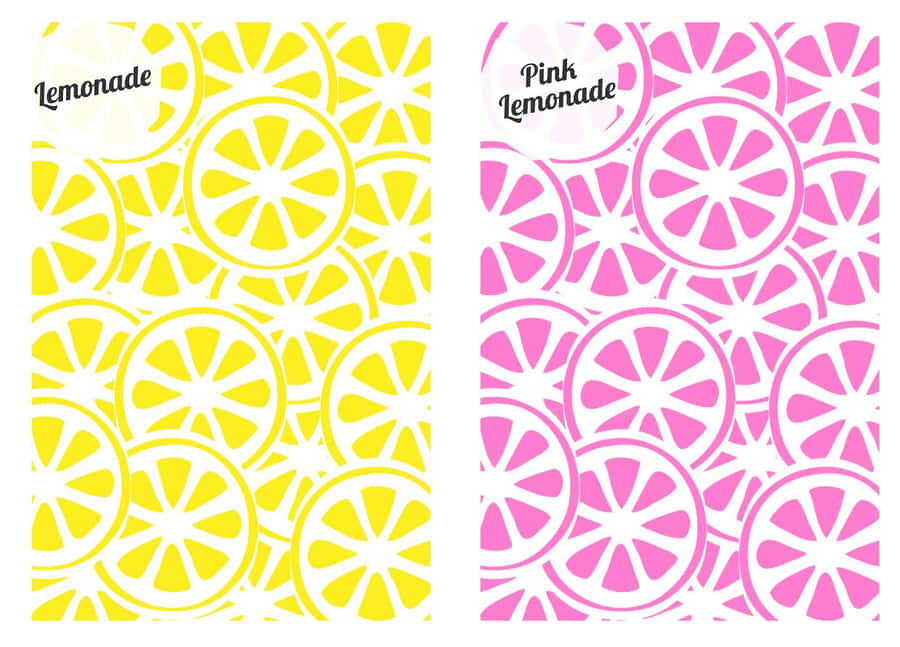Refreshing Pink Lemonade In A Glass Wallpaper