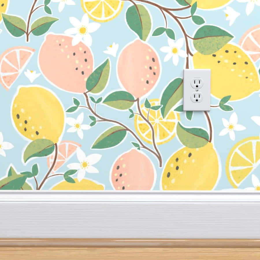 Refreshing Pink Lemonade In A Glass Wallpaper