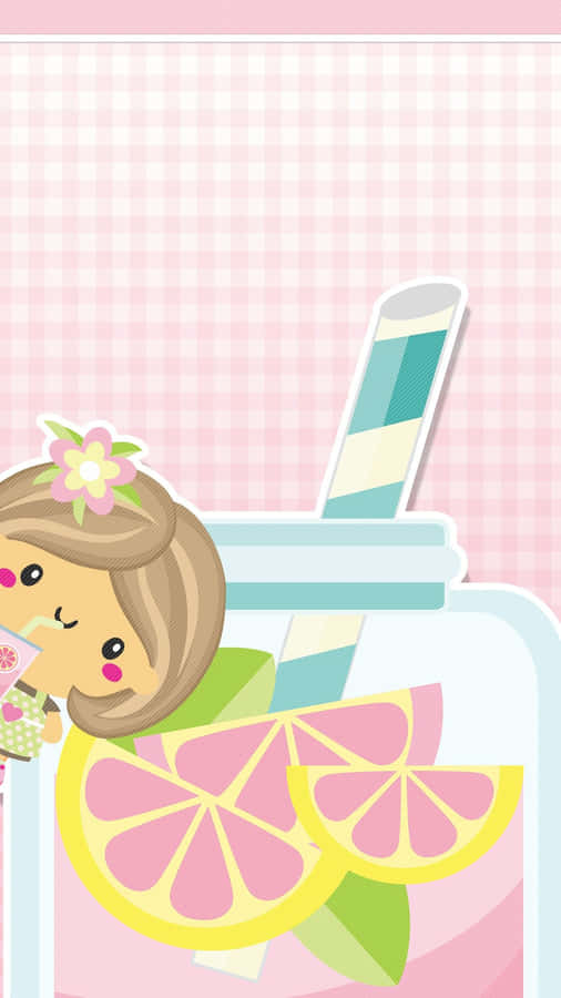 Refreshing Pink Lemonade Wallpaper