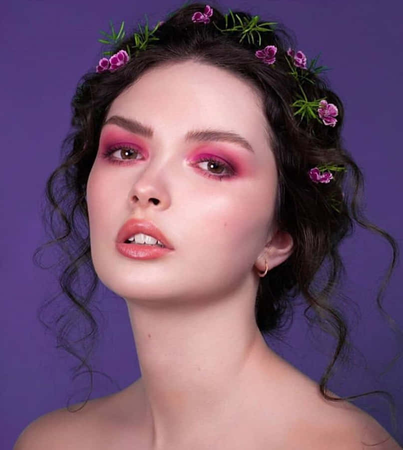 Refreshing Spring Makeup Look Wallpaper