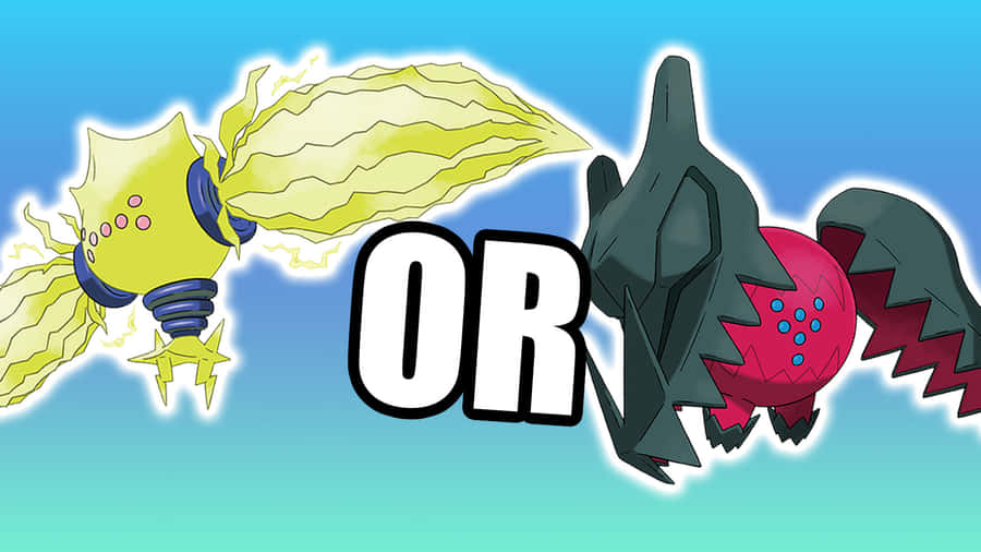 Regieleki And Regidrago Gradient Background Wallpaper