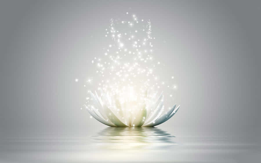 Reiki Practitioner Emerging Energy From Hands Wallpaper