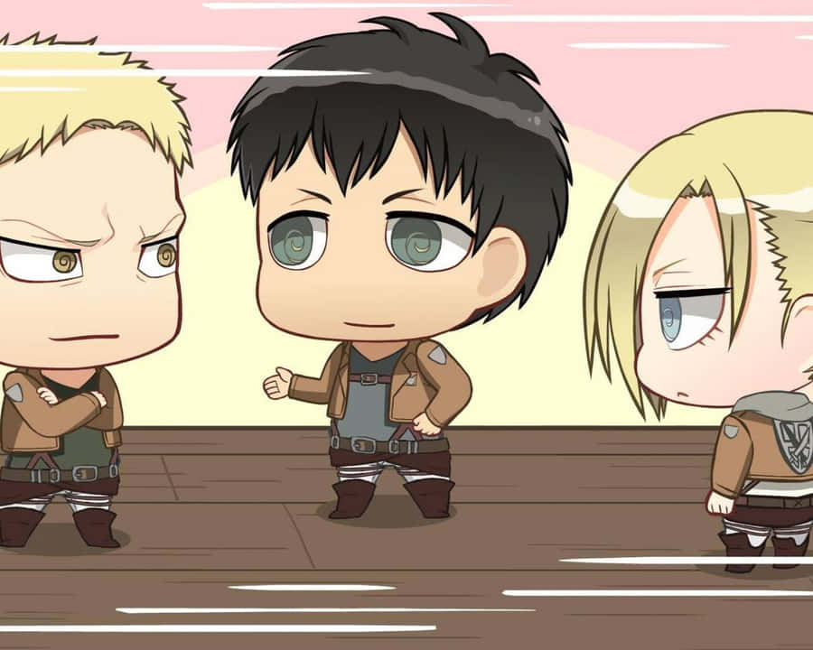 Reiner Braun Prepares For A Battle Wallpaper