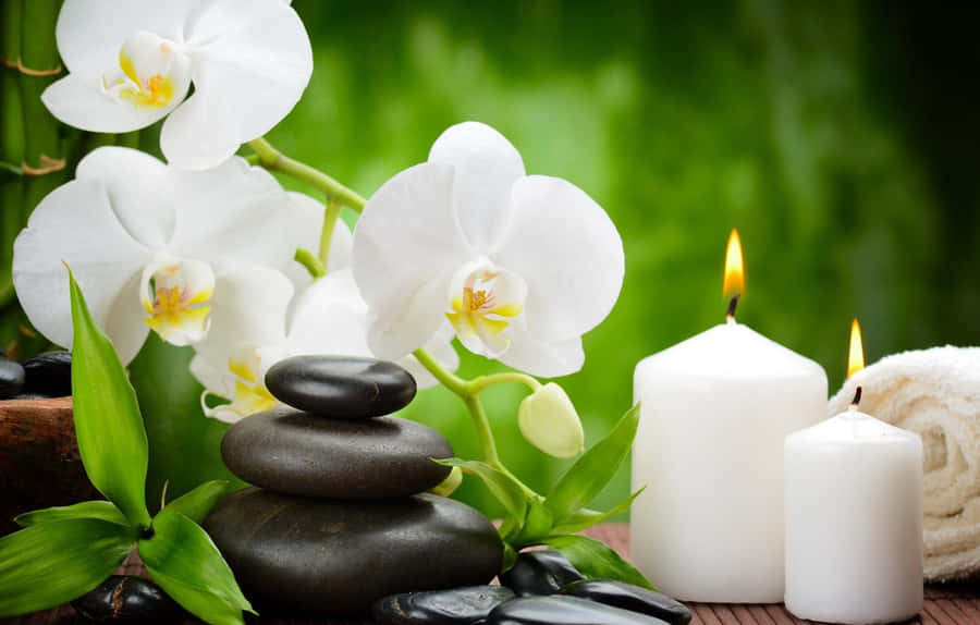 Relax With Aromatherapy Wallpaper