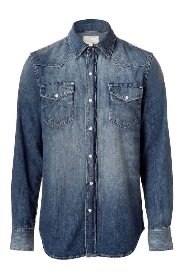 Relaxed & Fashionable Denim Blue Jeans Wallpaper