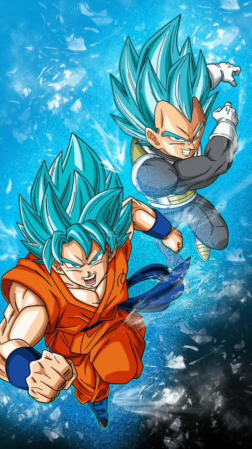 Relive The Epic Battles Between Goku And Vegeta! Wallpaper