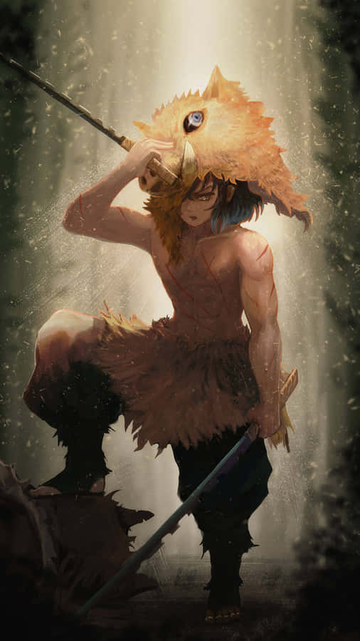 Removing Mask Inosuke Pfp Wallpaper