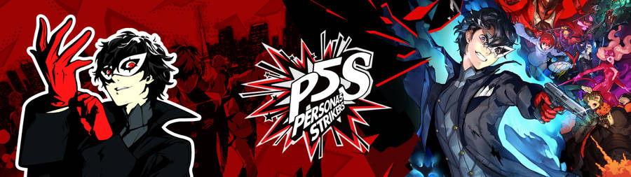 Ren Amamiya Persona 5 5120x1440 Gaming Wallpaper