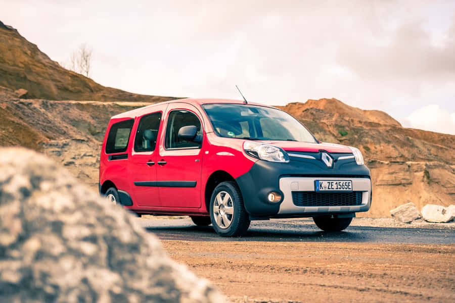 Renault Kangoo Compact Van On The Road Wallpaper