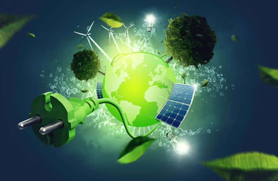 Renewable Energy In Full Force Wallpaper