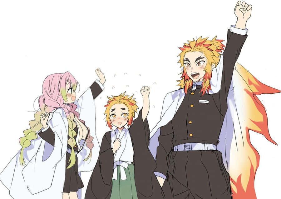 Rengoku Family Celebration Wallpaper