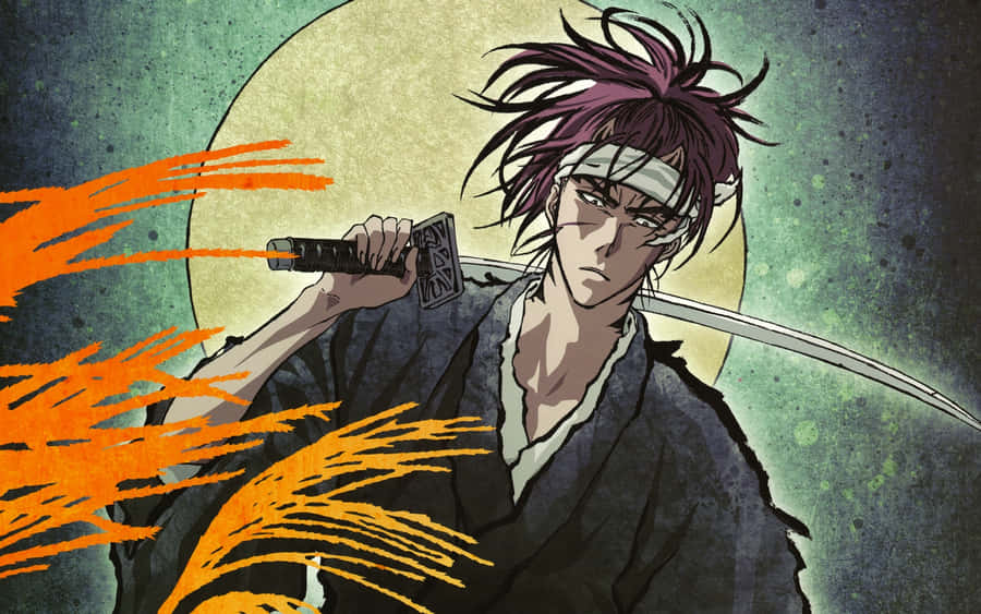 Renji Abarai, Character From The Anime Series Bleach Wallpaper