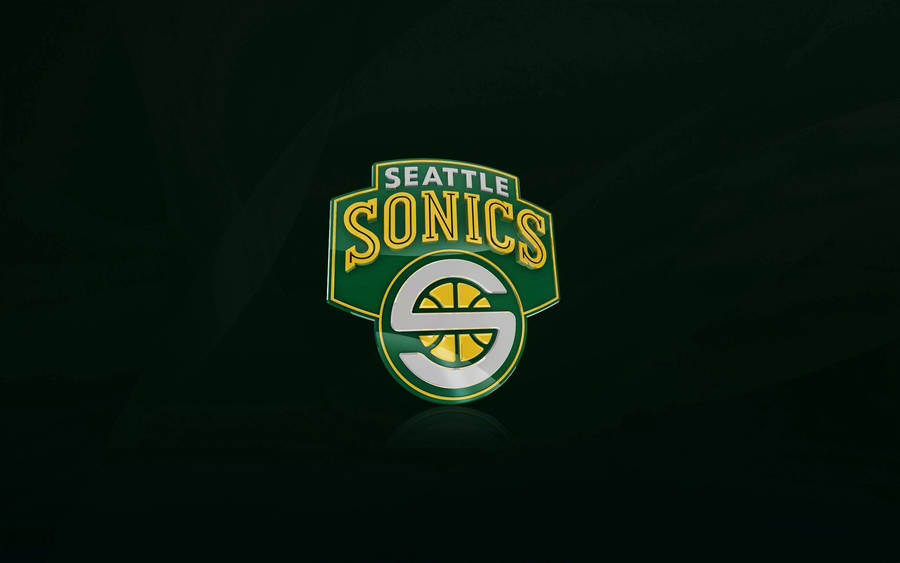 Representing The Seattle Supersonics And The City Of Seattle, This Classic Nba Logo Will Always Remain Iconic. Wallpaper