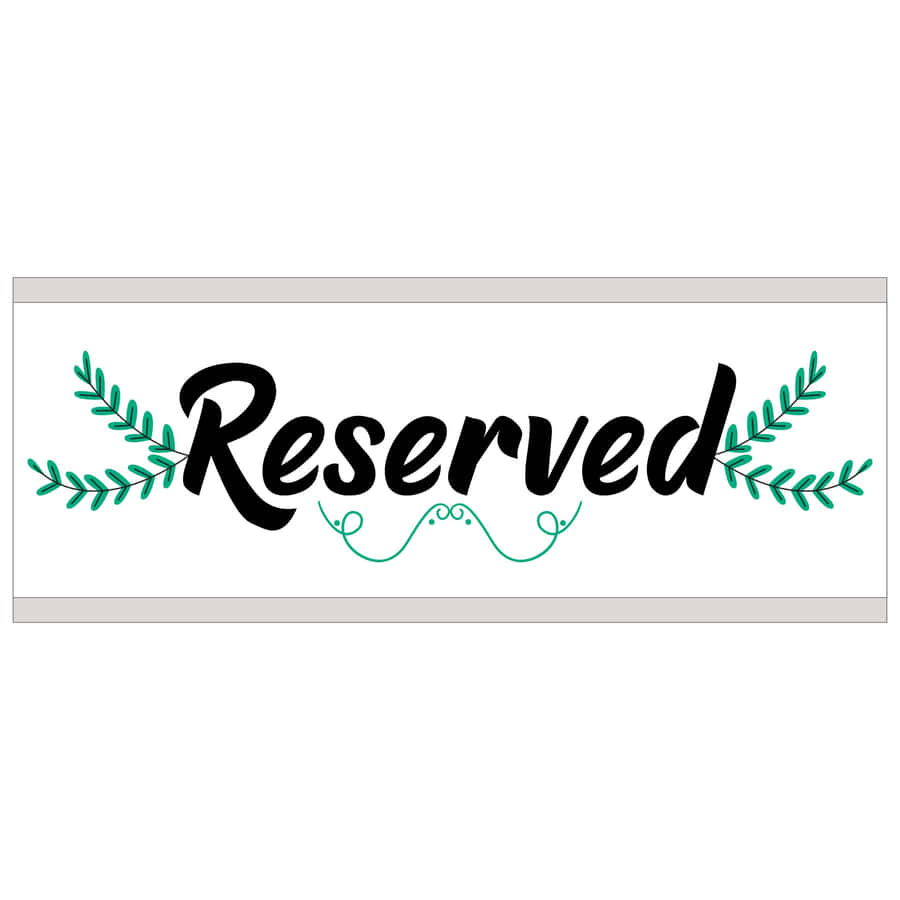 Reserved Word Art Wallpaper