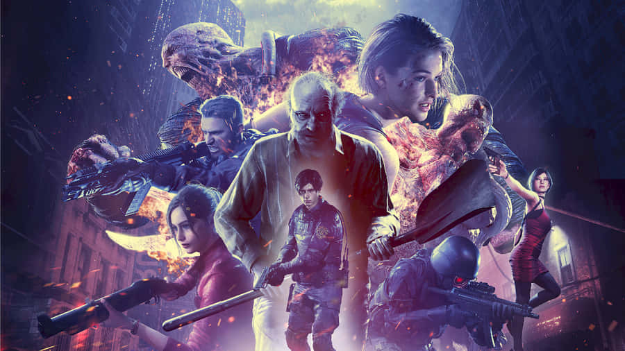 Resident Evil Game Poster Wallpaper