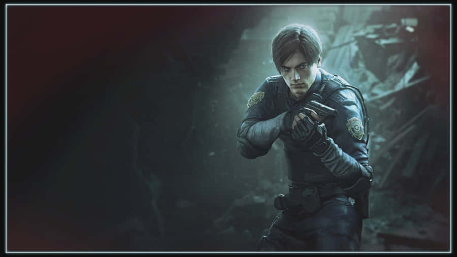 Resident Evil Hero Readyfor Action Wallpaper