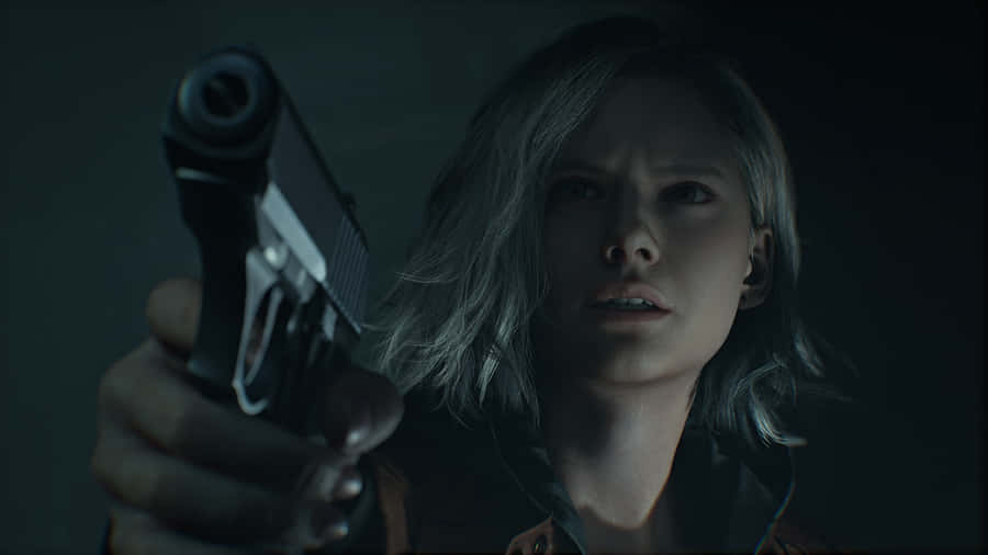 Resident Evil Requiem Action Scene Wallpaper