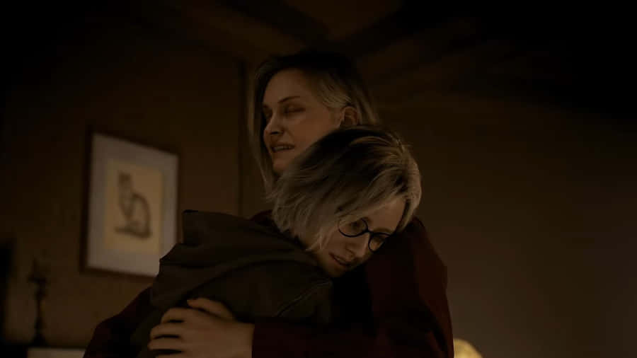 Resident Evil Requiem Emotional Reunion Wallpaper