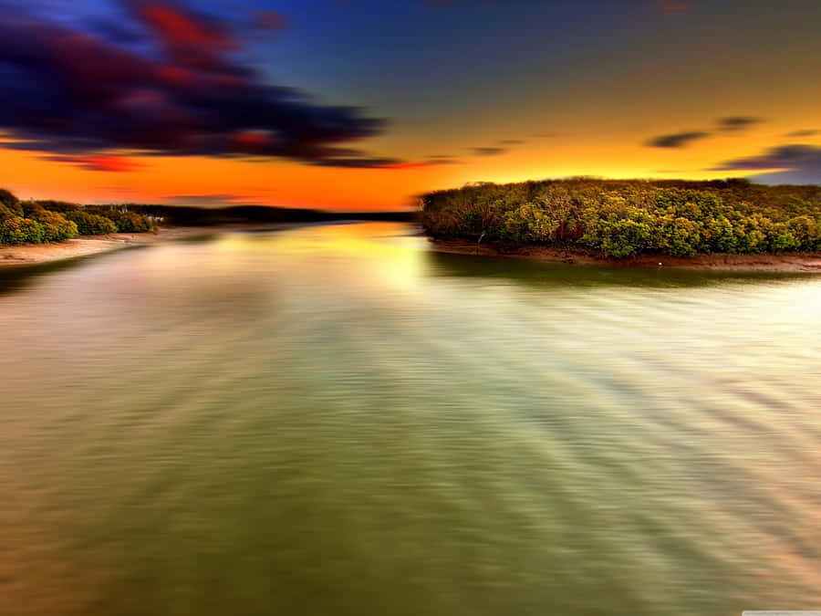 Restless Lake Wallpaper