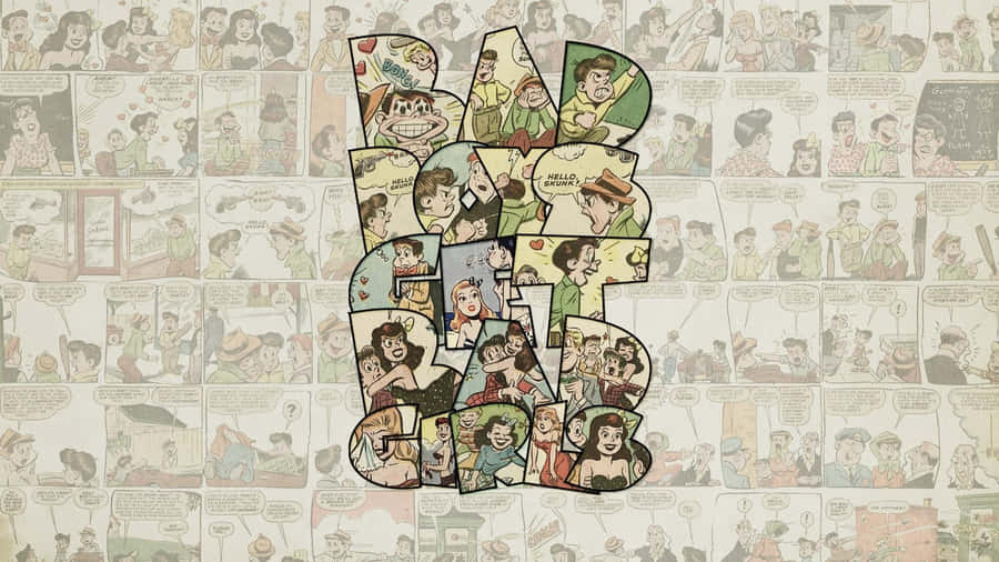 Retro Comic Collage Number Four Wallpaper