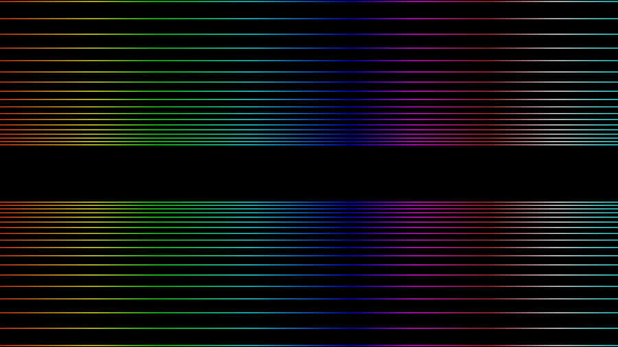 Retro Neon Stripes Background Wallpaper