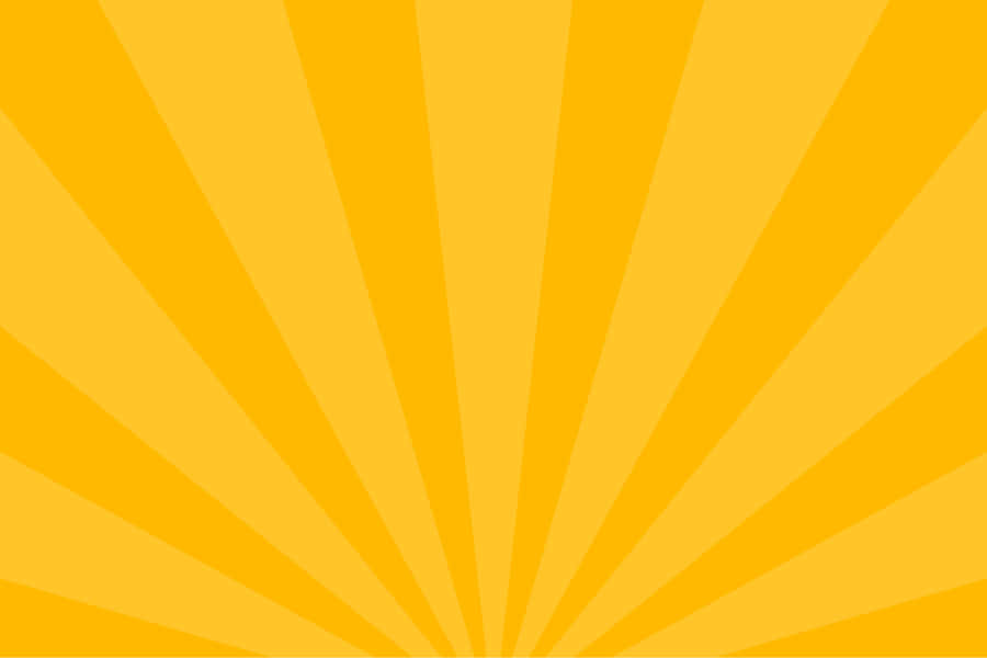 Retro Sunburst Yellow Background Wallpaper