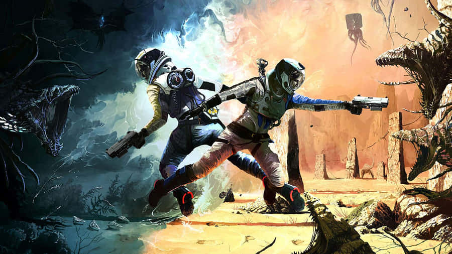 Returnal Action Gameplay Wallpaper