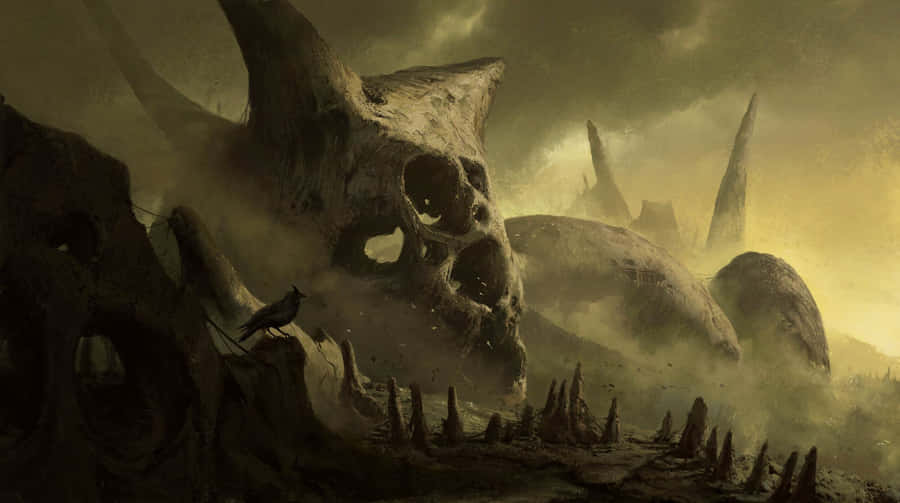 Returnal Alien Landscape Wallpaper