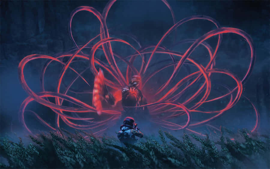 Returnal Boss Fight Encounter Wallpaper