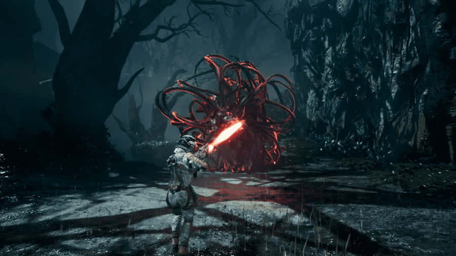 Returnal Combat Encounter Wallpaper