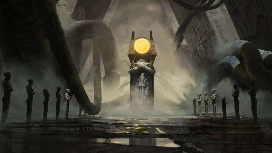 Returnal Mysterious Temple Wallpaper