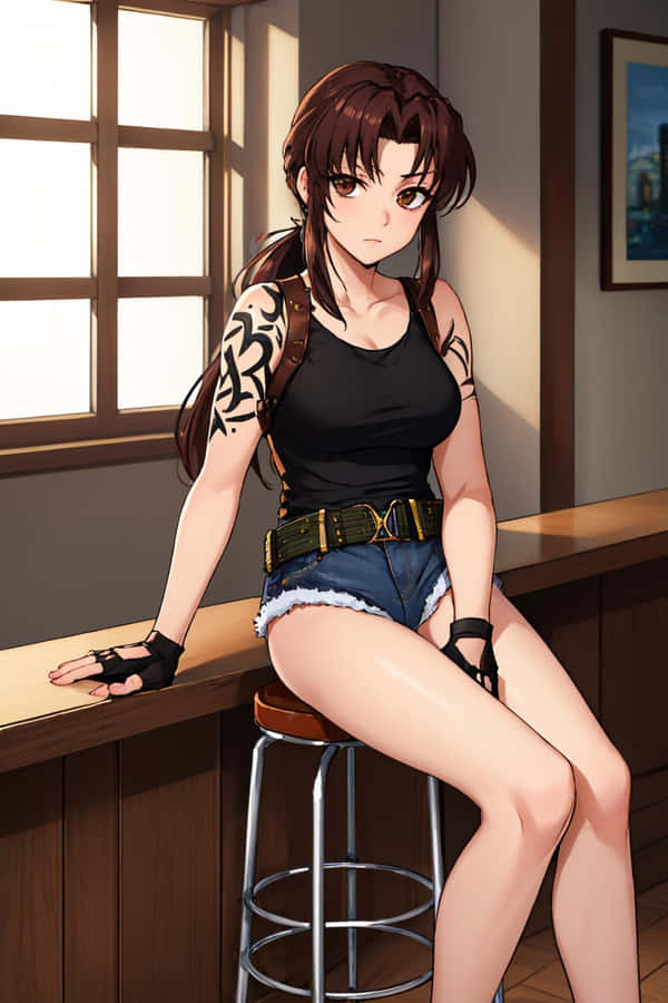 Revy Black Lagoon Anime Character Wallpaper