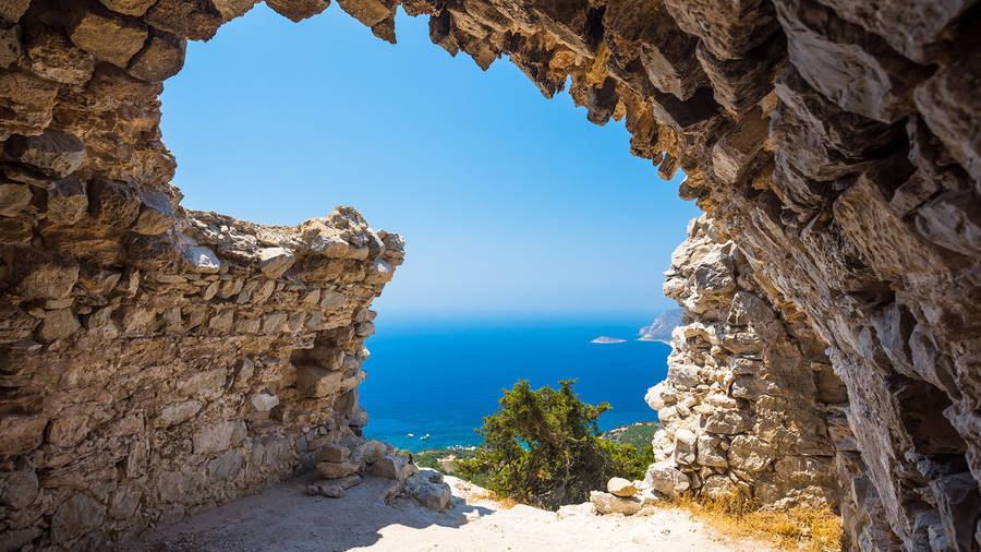 Rhodes Inside Ruins Wallpaper