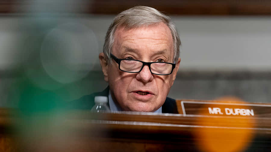 Richard Durbin With Bokeh Light Effects Wallpaper