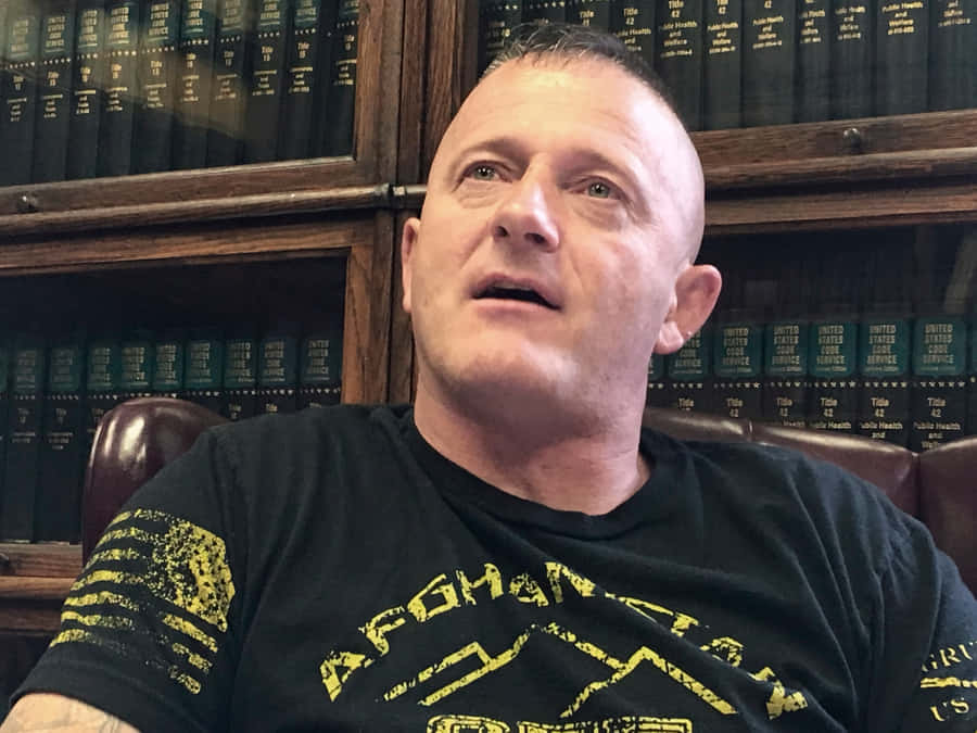 Richard Ojeda In His Office Wallpaper
