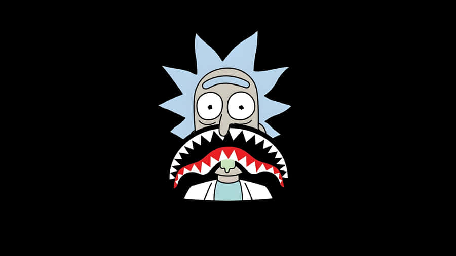 Rick And Morty Shark Backpack Wallpaper