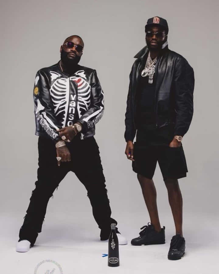 Rick Rossand2 Chainz Fashion Pose Wallpaper