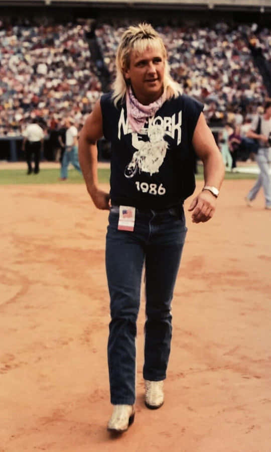 Ricky Morton1980s Stadium Walk Wallpaper