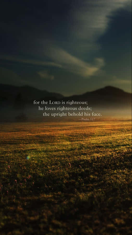 Righteous Deeds Quote Wallpaper