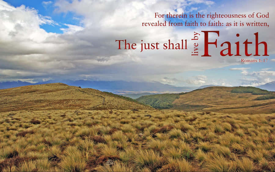 Righteous Of God Quote Wallpaper