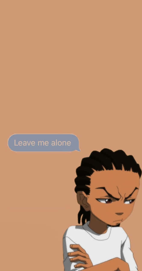 Riley Freeman Annoyed Expression Wallpaper