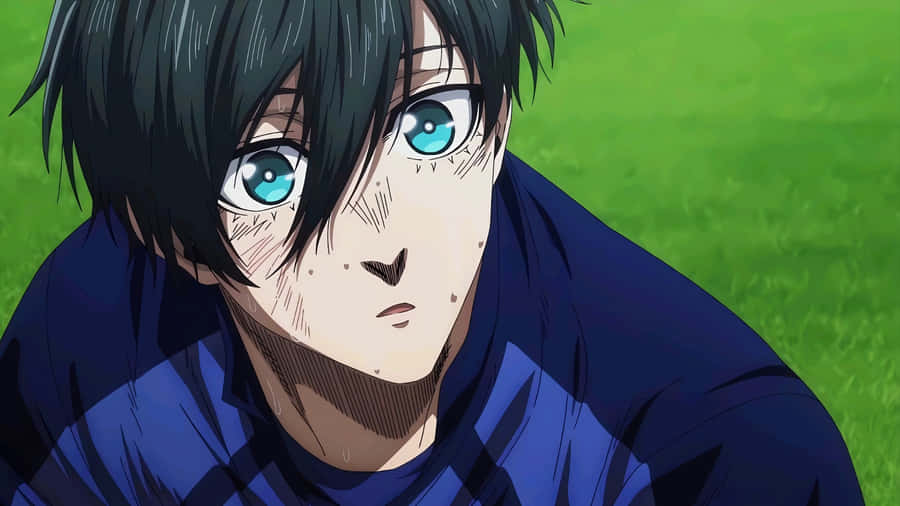 Rin Itoshi Intense Gaze Wallpaper